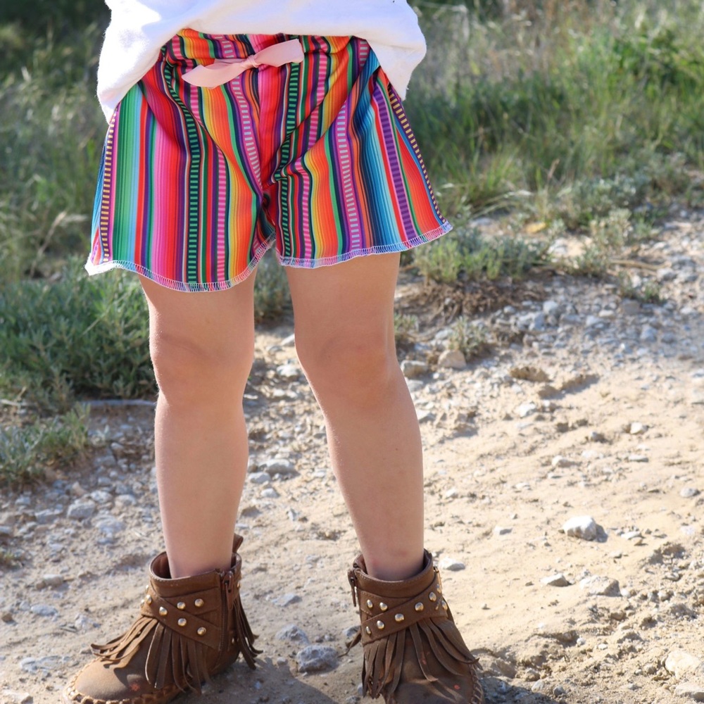 Boutique Serape Shorts 3T